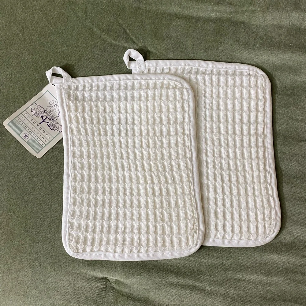 Eurotowel Collection washing mitt cloths 100% cotton by Elizabeth Drew OSK